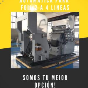Maquina suajadora automatica para foil 2 a 4 lineas,SERIE TL