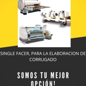 SINGLE FACER, PARA LA ELABORACION DE CORRUGADO, MODELO SF 280-1600.