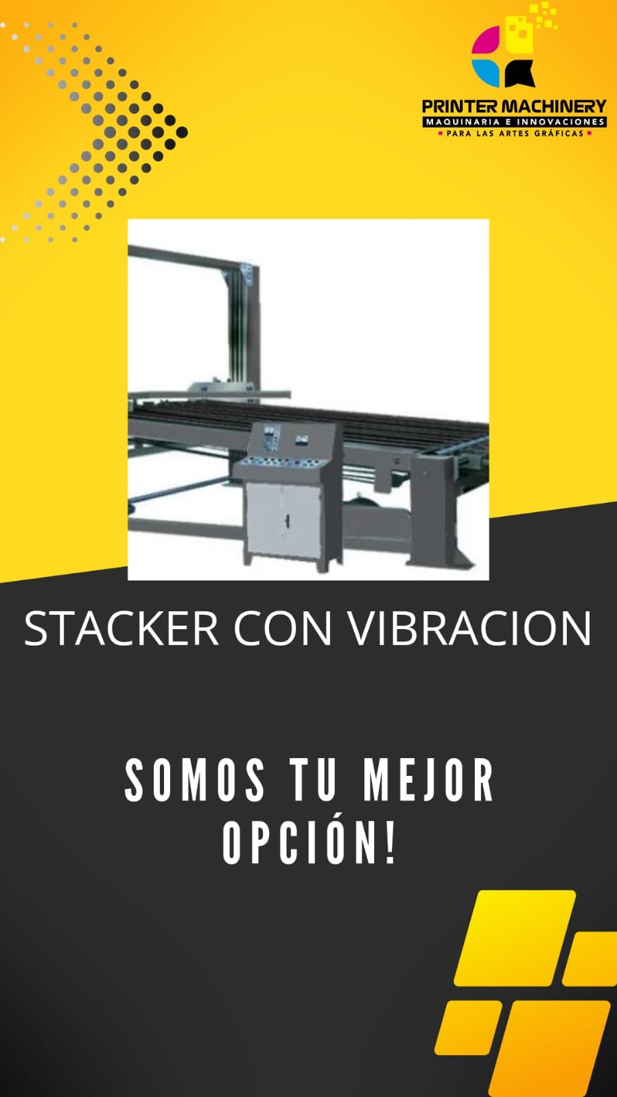 STACKER CON VIBRACION