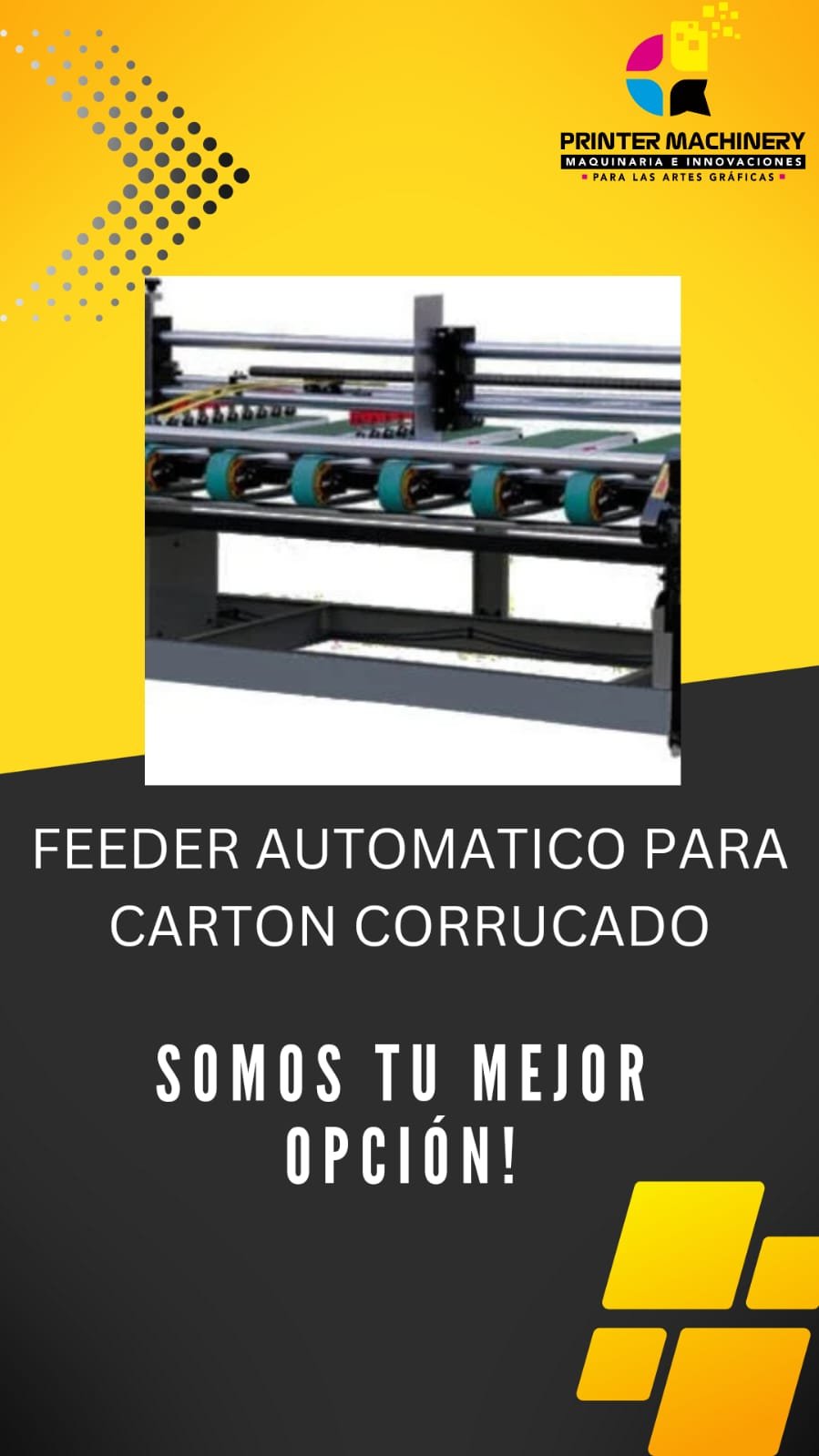 FEEDER AUTOMATICO PARA CARTON CORRUCADO.