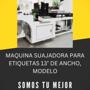 MAQUINA SUAJADORA PARA ETIQUETAS 13″ DE ANCHO, MODELO IML.