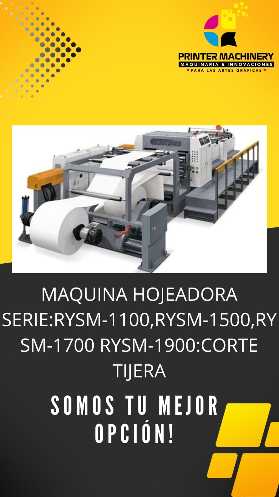 MAQUINA HOJEADORA SERIE:RYSM-1100,RYSM-1500,RYSM-1700 RYSM-1900:CORTE TIJERA
