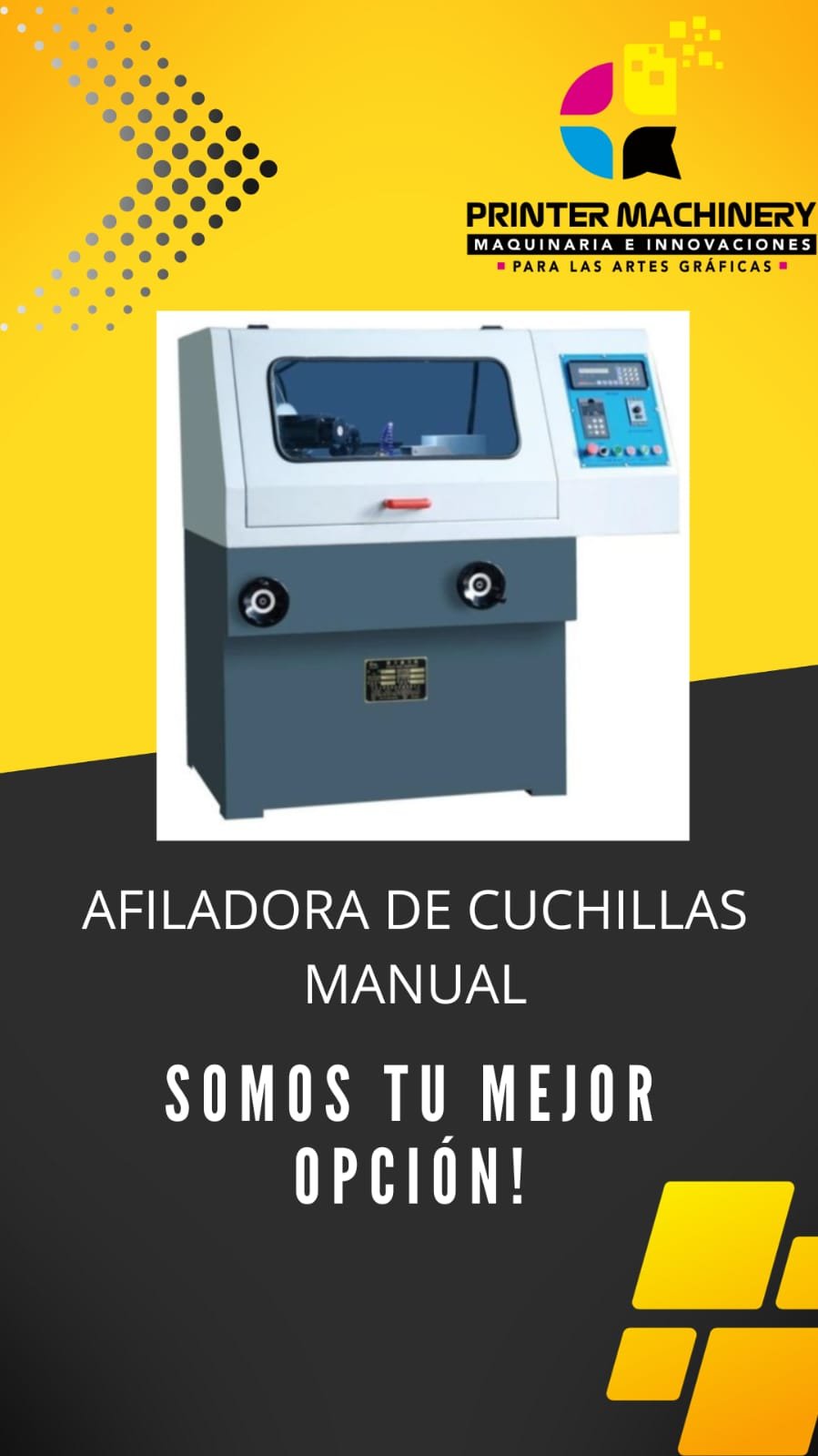 MAQUINA AFILADORA DE CUCHILLAS MANUAL