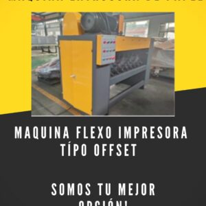 Maquina extrusora de papel